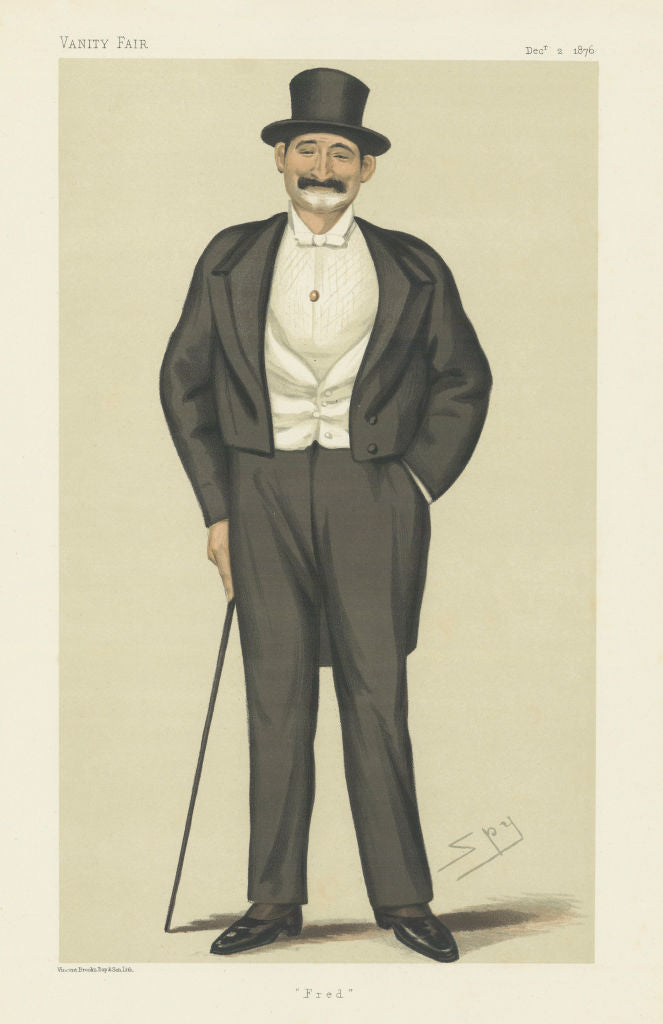 VANITY FAIR SPY CARTOON Capt Frederick Burnaby 'Fred' Military Intelligence 1876